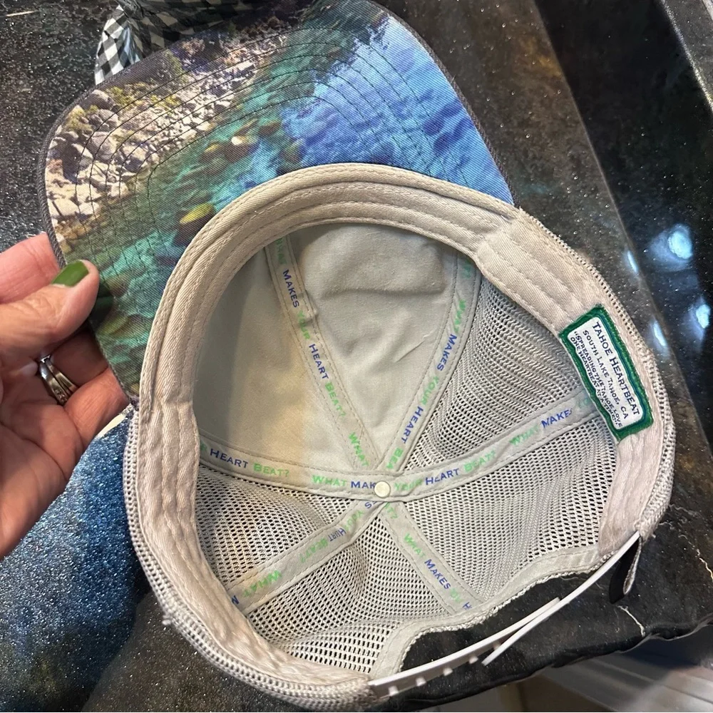Tahoe Heartbeat Brand 6 Panel Trucker Hat